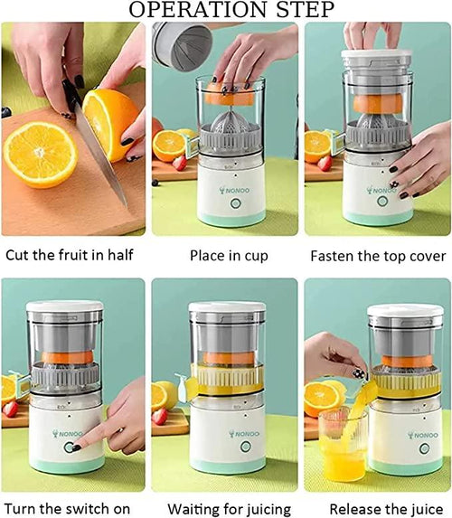 Automatic Electric Citrus Juicer with Lever – Professional Orange & Lemon Juice Extractor